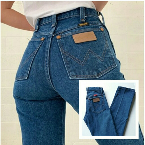 Wrangler Denim - Vintage Wrangler High Waist Straight Jeans 25×34